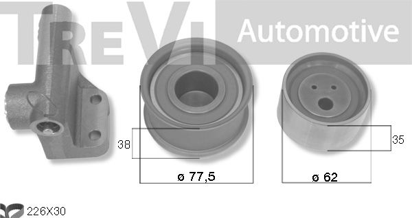 TREVI AUTOMOTIVE Zobsiksnas komplekts KD1506